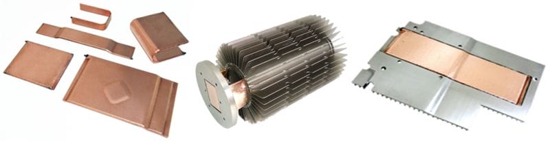 Inexpensive vapor chamber heat sinks